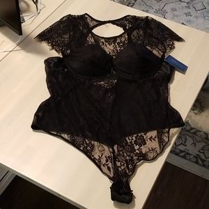 Frederick's of Hollywood Black Lingerie 2X